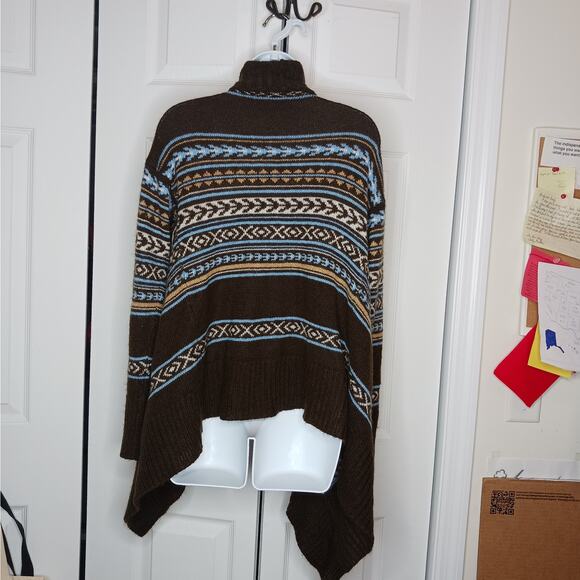 Romeo and Juliet Couture Southwestern Print Cardigan Size L - Picture 6 of 9